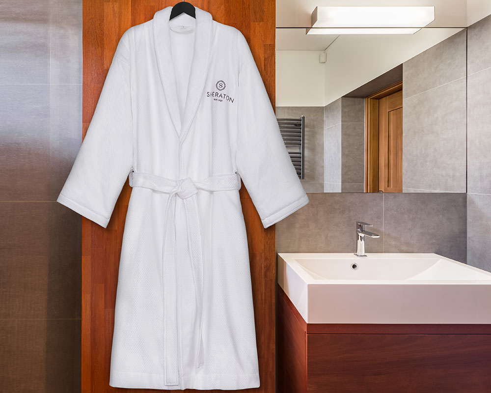 Microfiber Robe  Shop Le Grand Bain Bath and Body, Cotton Towels and More  at The Sheraton Store